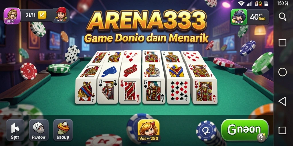 Tangkapan layar dari gameplay seru ARENA333.