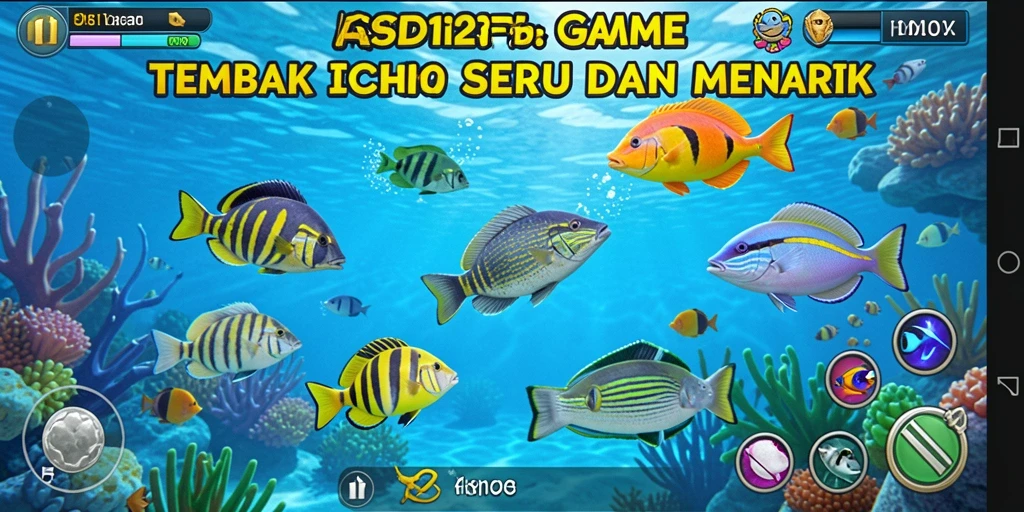 Screenshot gameplay ASD123 menampilkan aksi Tembak Ikan yang seru.