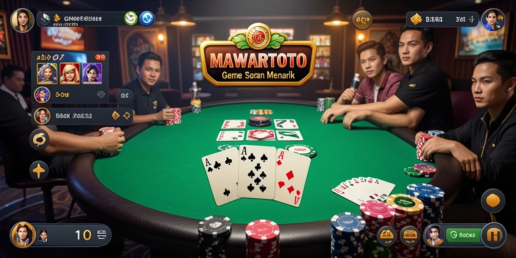 Screenshot <strong>MAWARTOTO</strong> menampilkan aksi seru saat bermain Poker.