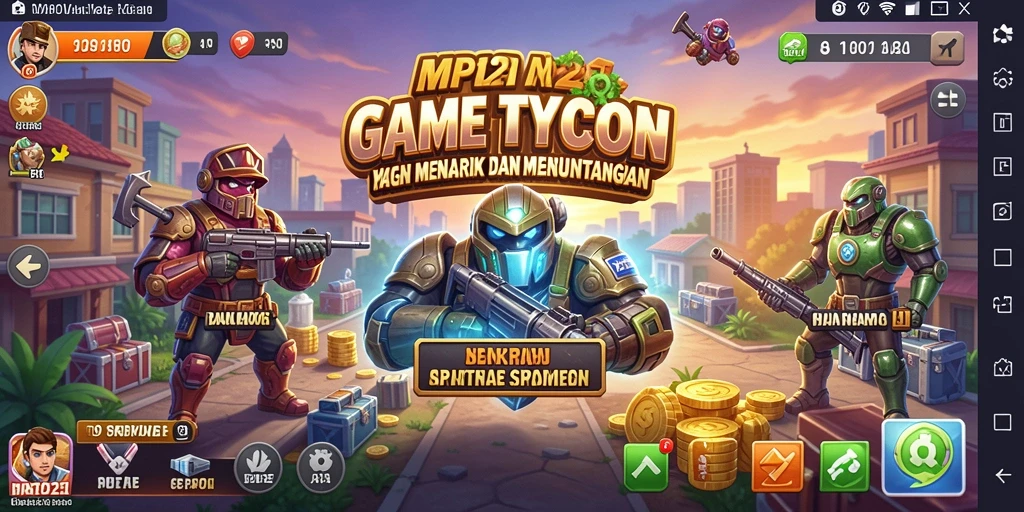 Screenshot gameplay MPO1221 menampilkan aksi manajerial yang menarik.