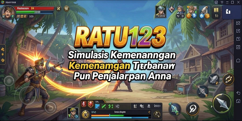 Tampilan gameplay RATU123 dengan aksi simulasi yang mendebarkan.