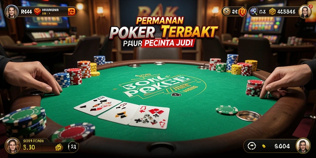 Screenshot gameplay RR44 menunjukkan pemain poker bersaing dengan seru.