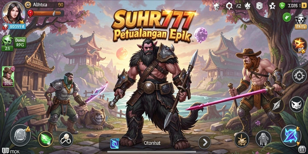Gameplay RPG mendebarkan dalam dunia SUHU777 yang fantastis.